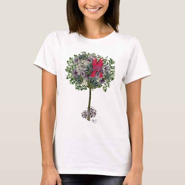 T-shirt Inséparables dans un arbre (Devant)