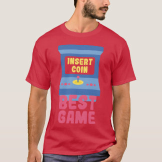 T-shirt Insérer la pièce jeu d'arcade meilleur jeu rétro d