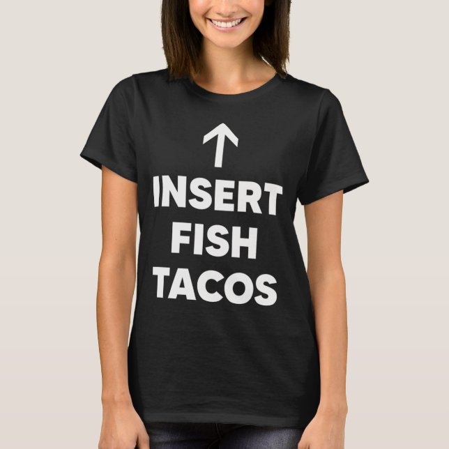 T-shirt Insérer Tacos de Poisson Taco (Devant)