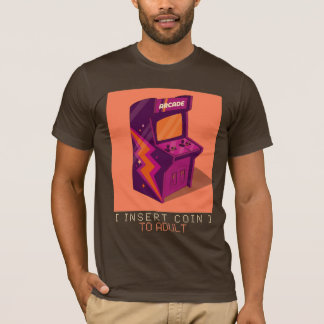 T-shirt Insérez une pièce pour accéder au contenu adulte