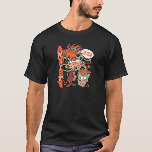 T-shirt Inside Out 2 Personnage d'anxiété Trop de pression (Devant)
