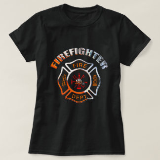 T-shirt Insigne coloré de pompier