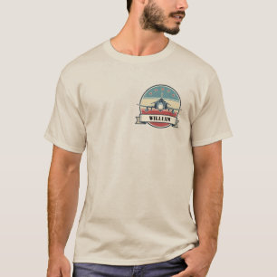 T-shirt Insigne d'aviation d'avion F-4 Phantom vintage
