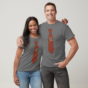 T-shirt Insigne de Clan Écossais Drummond & Cravate Tartan