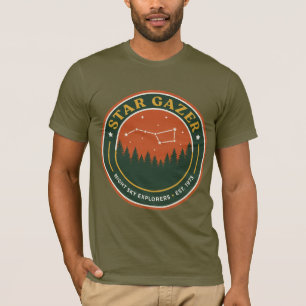 T-shirt Insigne de constellation de ciel nocturne rétro St