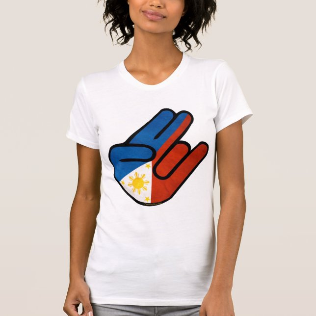 T-shirt Insigne de fumier de Pinoy (Devant)