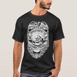 T-shirt Insigne De L'Agent Correctionnel Département Des D