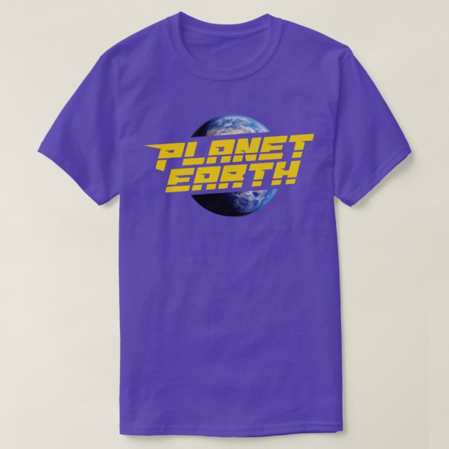 T-shirt Insigne de l'univers de la planète Terre (Design devant)