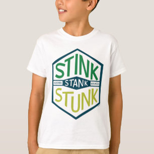 T-shirt Insigne de soie puante
