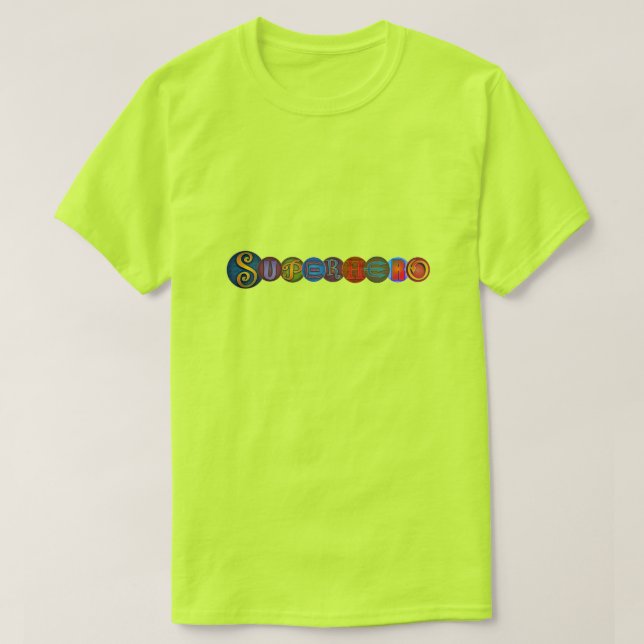 T-shirt Insigne de super héros (Design devant)