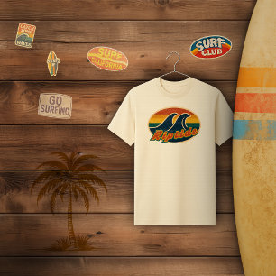 T-shirt Insigne de Surf Vintage Riptide