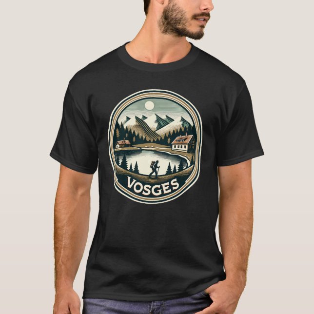 T-shirt Insigne des Vosges France (Devant)