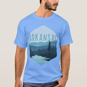 T-shirt Insigne d'État Arkansas Conception Vintage rétro
