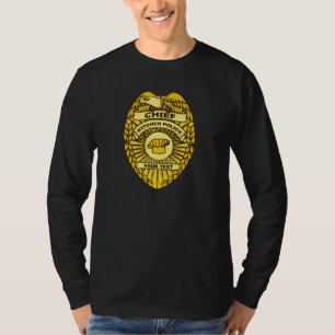 T-shirt Insigne du chef de la police de cuisine