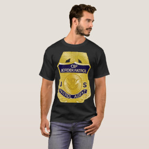 T-shirt Insigne du contrôle aux frontières des États-Unis