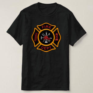 T-shirt Insigne du service d'incendie