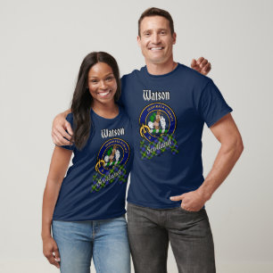 T-shirt Insigne et tartan du clan Watson