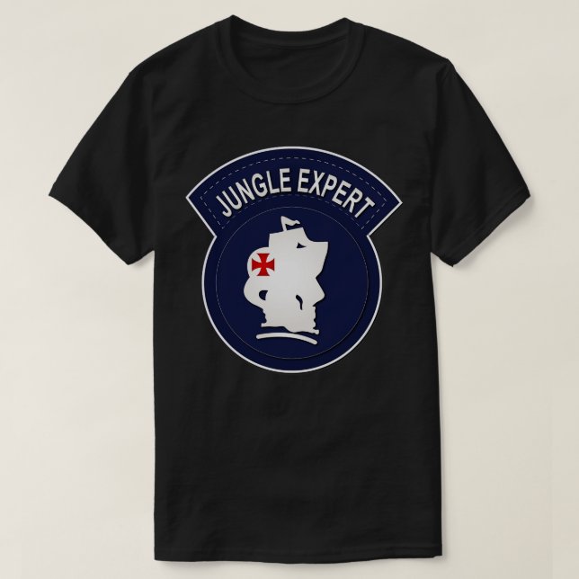 T-shirt Insigne expert Jungle (Design devant)