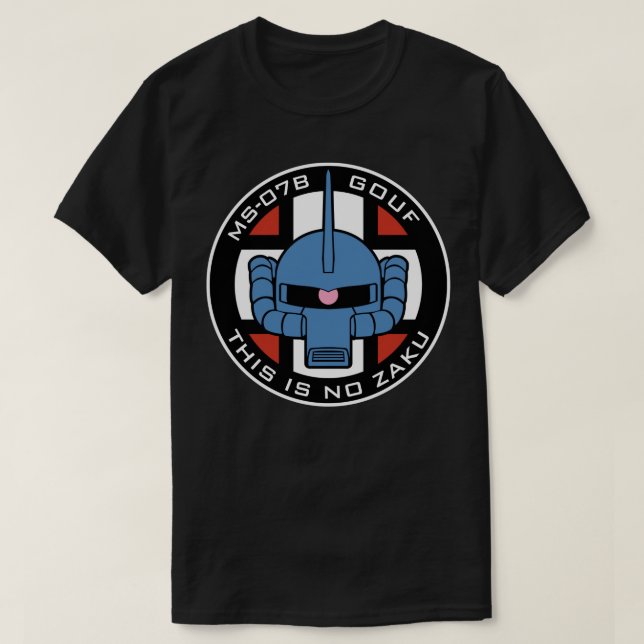 T-shirt Insigne Gundam MS07B Gouf (Design devant)