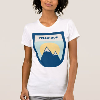 T-shirt insigne moderne vintage du Colorado de tellurure