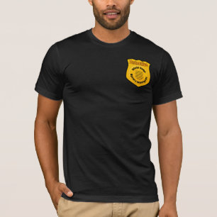 T-shirt Insigne secret révélateur d'investigateur