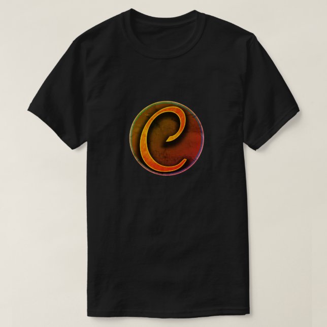 T-shirt Insigne Super Hero "C" (Design devant)