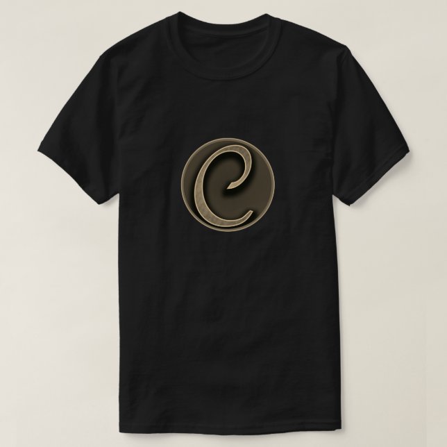 T-shirt Insigne Super Hero "C" (Design devant)
