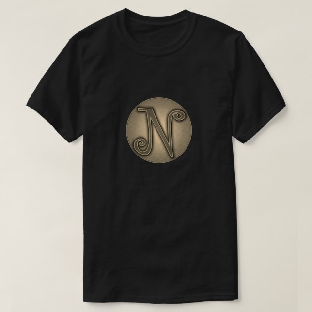 T-shirt Insigne Super Hero "N" (Design devant)