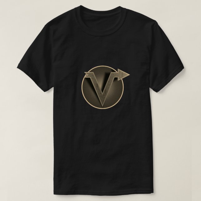 T-shirt Insigne Super Hero "V" (Design devant)