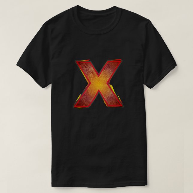 T-shirt Insigne Super Hero "X" (Design devant)