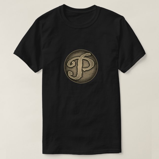 T-shirt Insigne Super Héros "P" (Design devant)