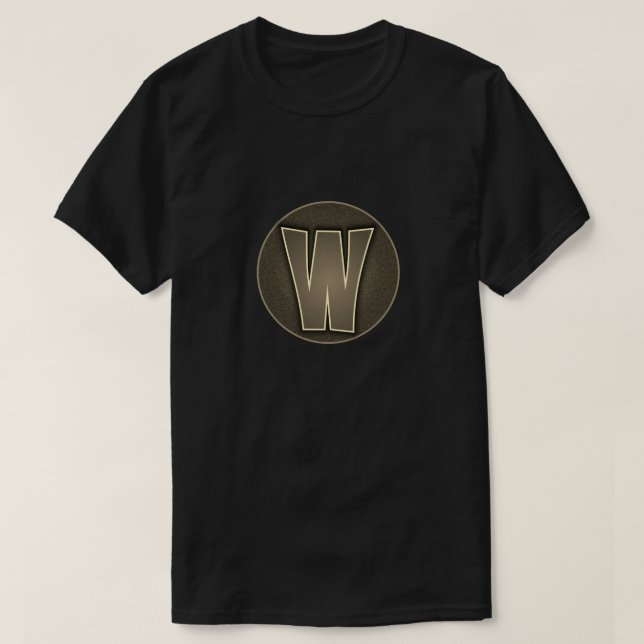 T-shirt Insigne Super Héros "W" (Design devant)