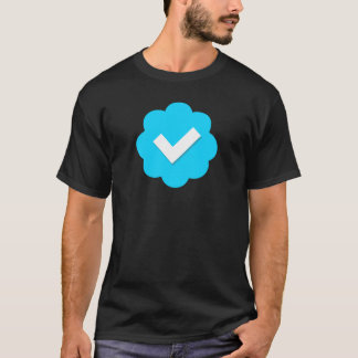 T-shirt Insigne vérifié par gazouillement