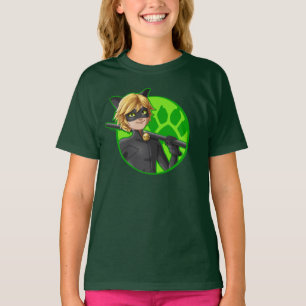 T-shirt Insigne vert Cat Noir