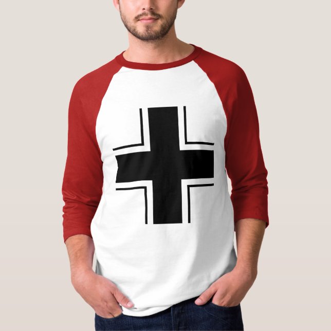 T-shirt Insignes croisés balkaniques de Luftwaffe (Devant)