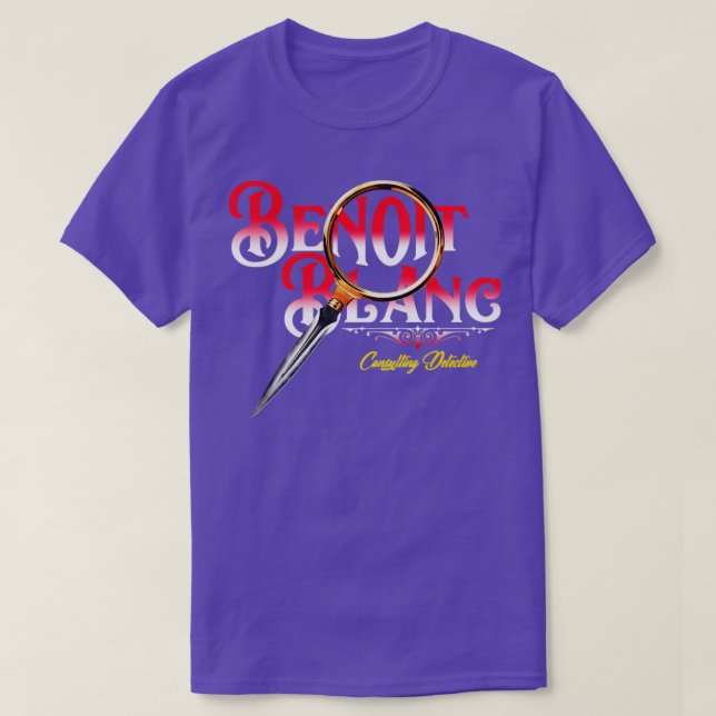 T-shirt Inspecteur-conseil Benoit Blanc de Knives Out (Design devant)