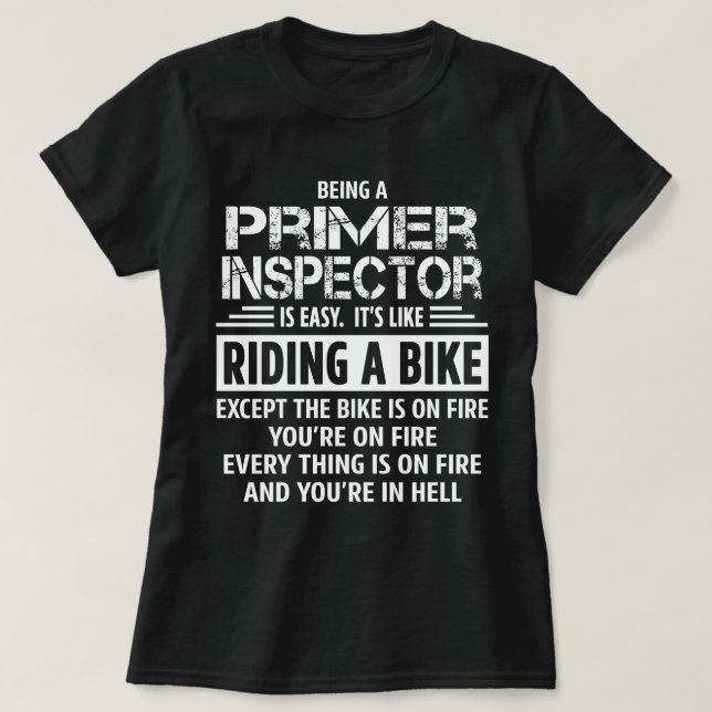 T-shirt Inspecteur d'amorce (Design devant)