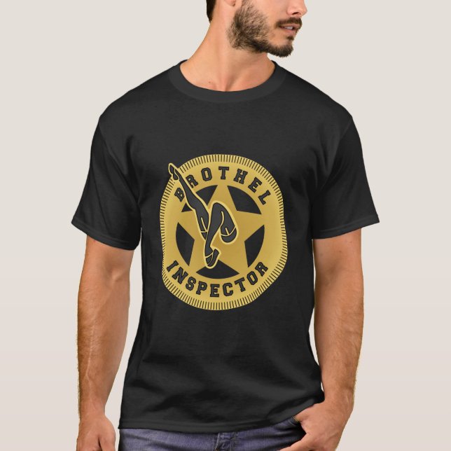 T-shirt Inspecteur de bordel (Devant)