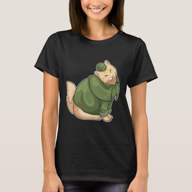 T-shirt Inspecteur de chat (Devant)