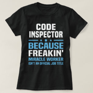 T-shirt Inspecteur de code
