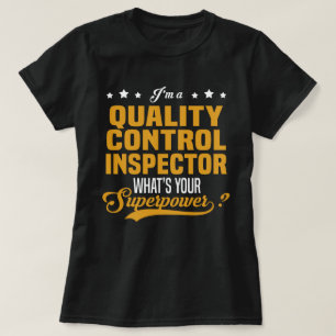 T-shirt Inspecteur de contrôle de la qualité