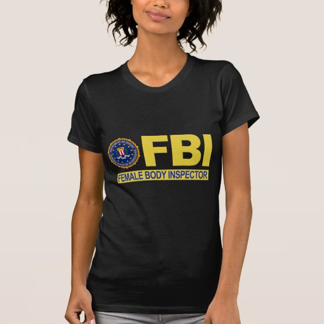 T-shirt Inspecteur de corps féminin de FBI (Devant)