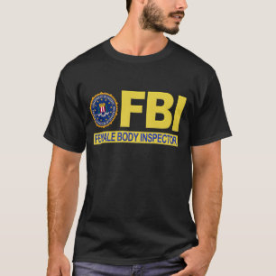 T-shirt Inspecteur de corps féminin de FBI