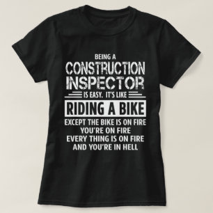 T-shirt Inspecteur de la construction