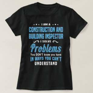 T-shirt Inspecteur de la construction et du bâtiment