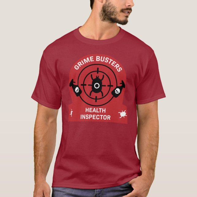 T-shirt Inspecteur de la santé publique - Santé De l'envir (Devant)