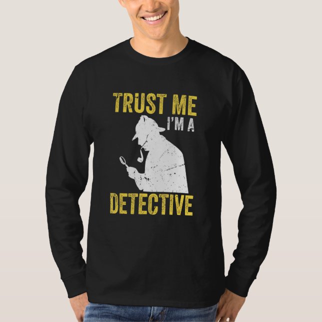 T-shirt Inspecteur de l'enquêteur d'espionnage Faites-moi  (Devant)