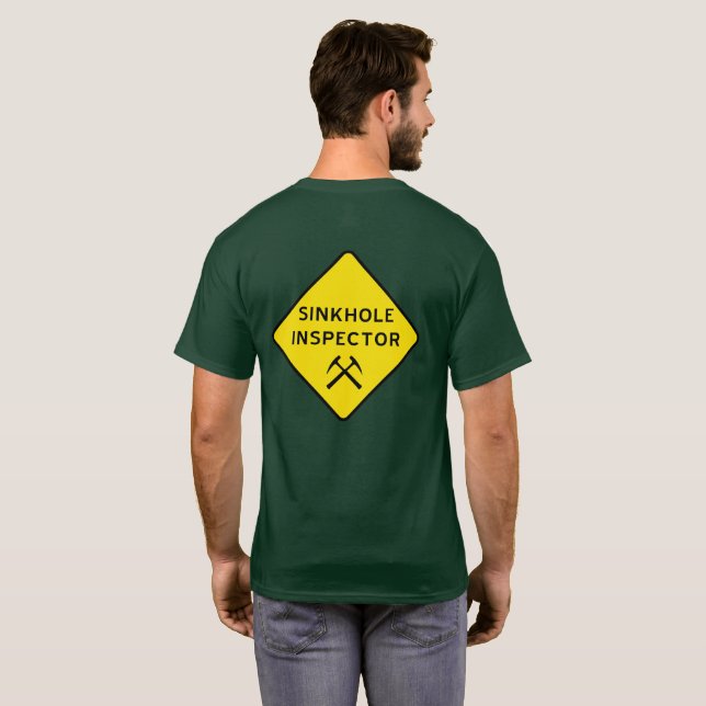 T-shirt Inspecteur d'effondrement (Dos entier)