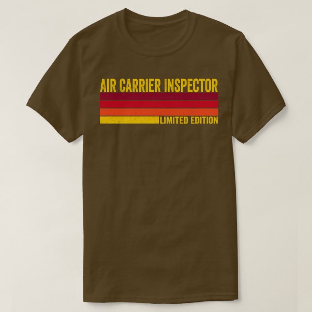 T-shirt Inspecteur des services aériens (Design devant)