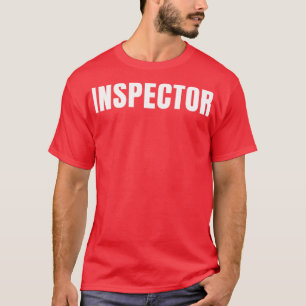 T-shirt Inspecteur Funny Titre du travail Profession Cadea